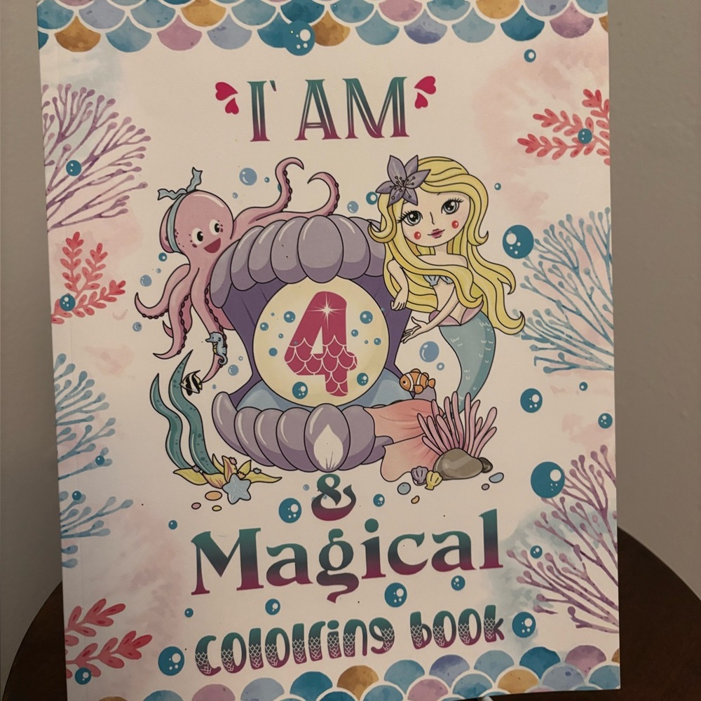 New /NWT I Am 4 & Magical Coloring Book…
